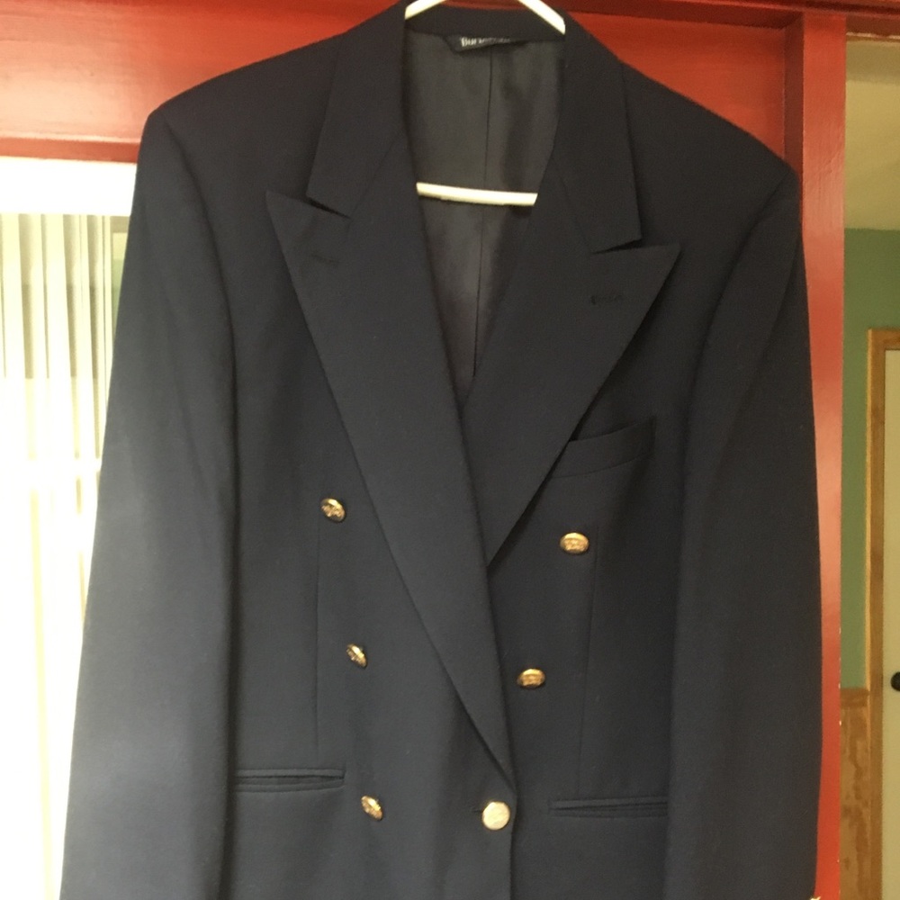 Burberry Navy Sports Coat